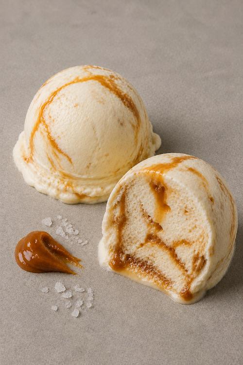 Gelato Latte e Caramello Salato