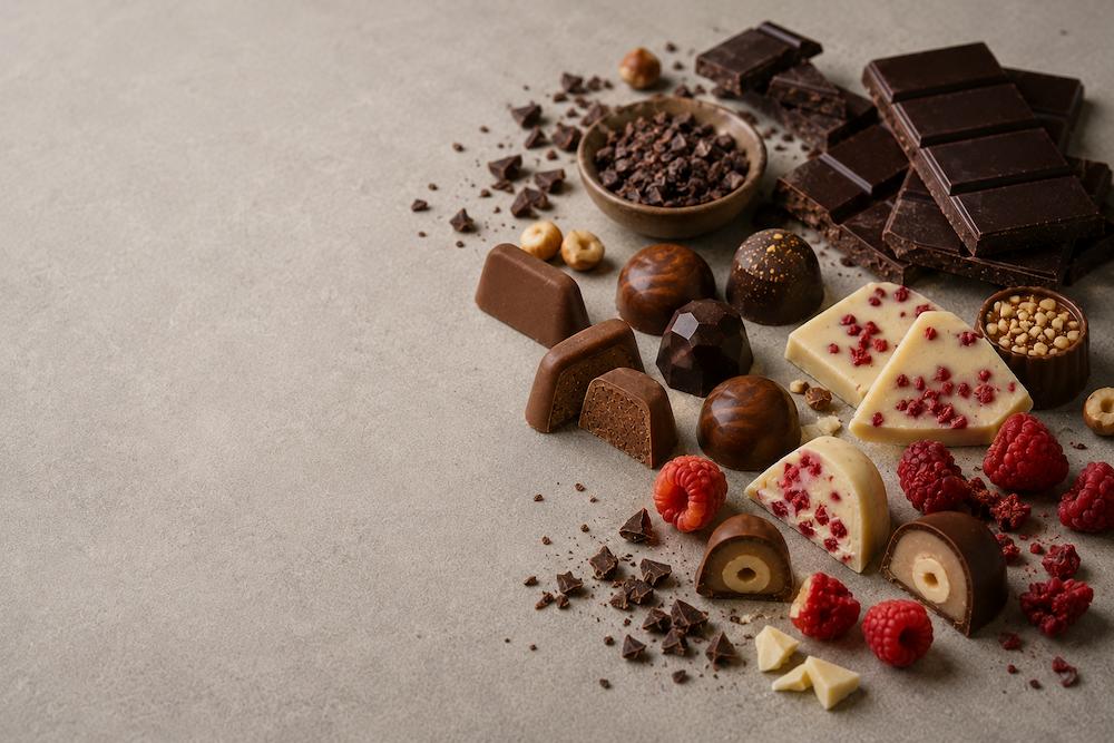 Assortimento di cioccolato artigianale
