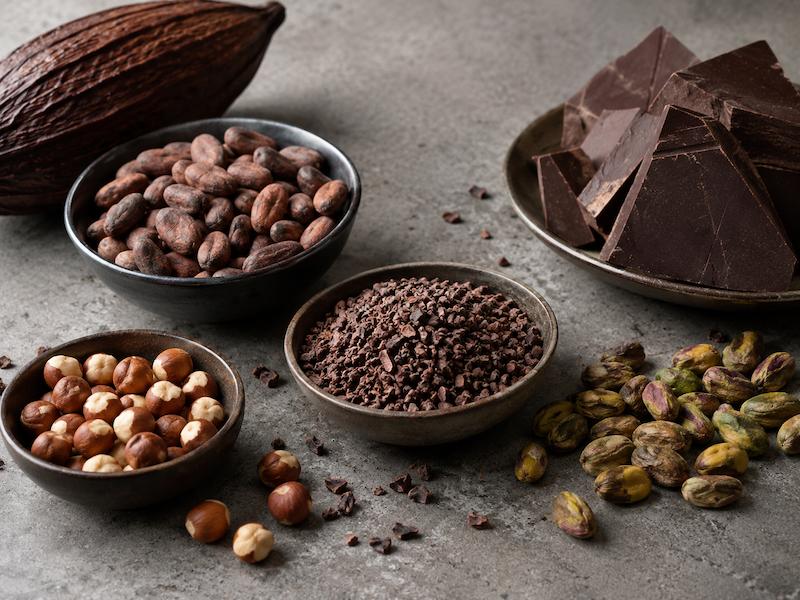 Materie prime per il cioccolato
